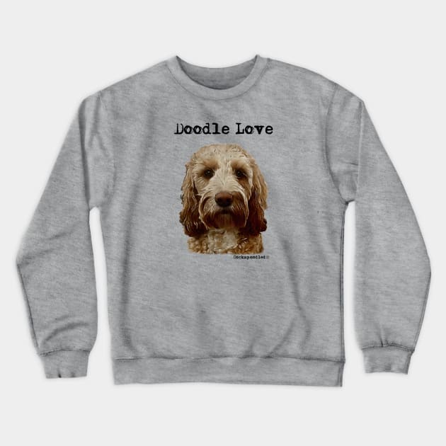 Doodle Dog Love Crewneck Sweatshirt by WoofnDoodle 